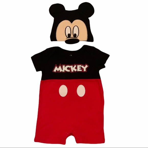 Mickey Mouse Romper Set EUC - Picture 4 of 4